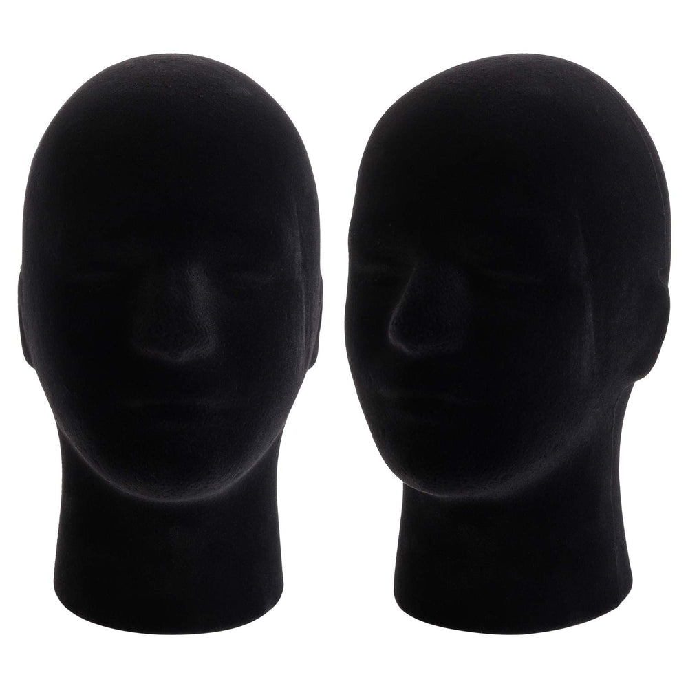 Hedume 2-pack mannequin head stand for versatile wig and accessory display.