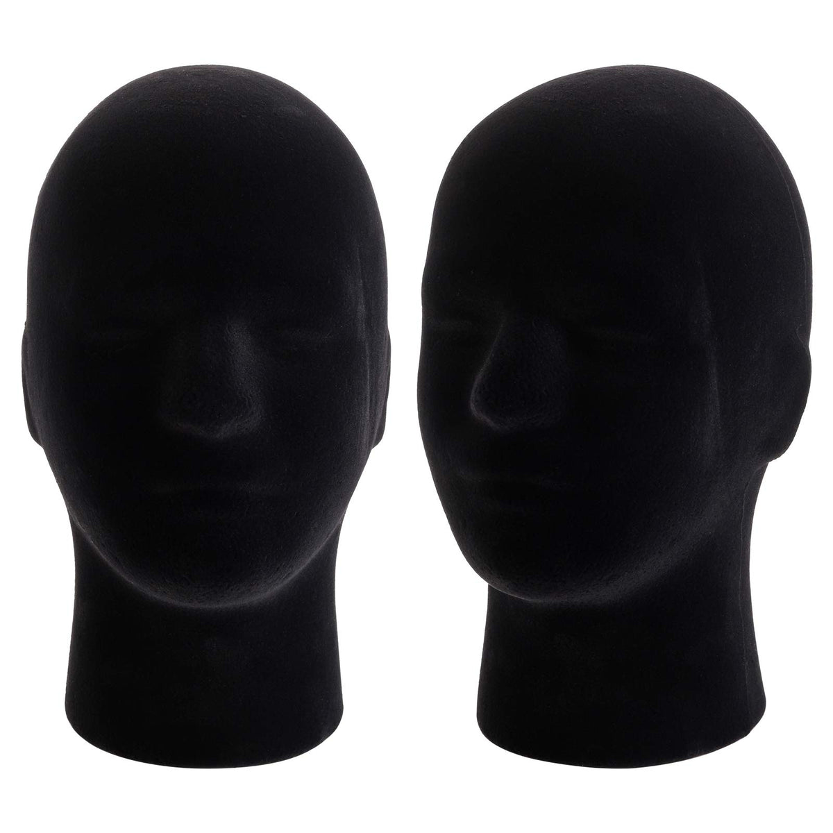 Hedume 2-pack mannequin head stand for versatile wig and accessory display.