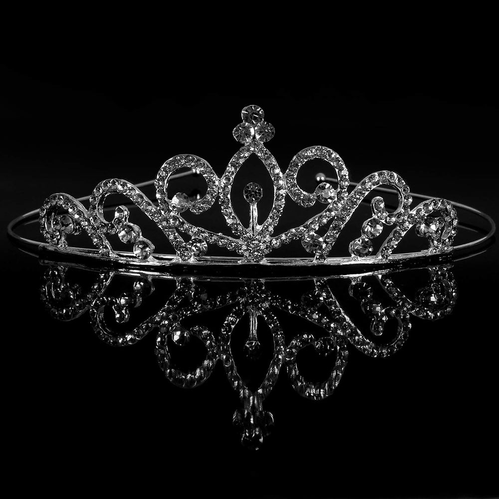 Hedume bendable tiara headband fits different head sizes.