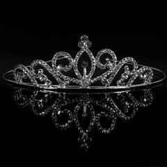 Hedume bendable tiara headband fits different head sizes.
