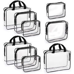 Hedume clear makeup bags large size for easy cosmetics organization on travel
