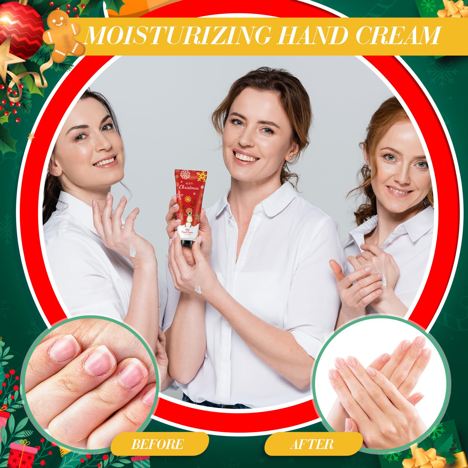 Heigble Christmas hand cream set includes greeting cards for a personal touch