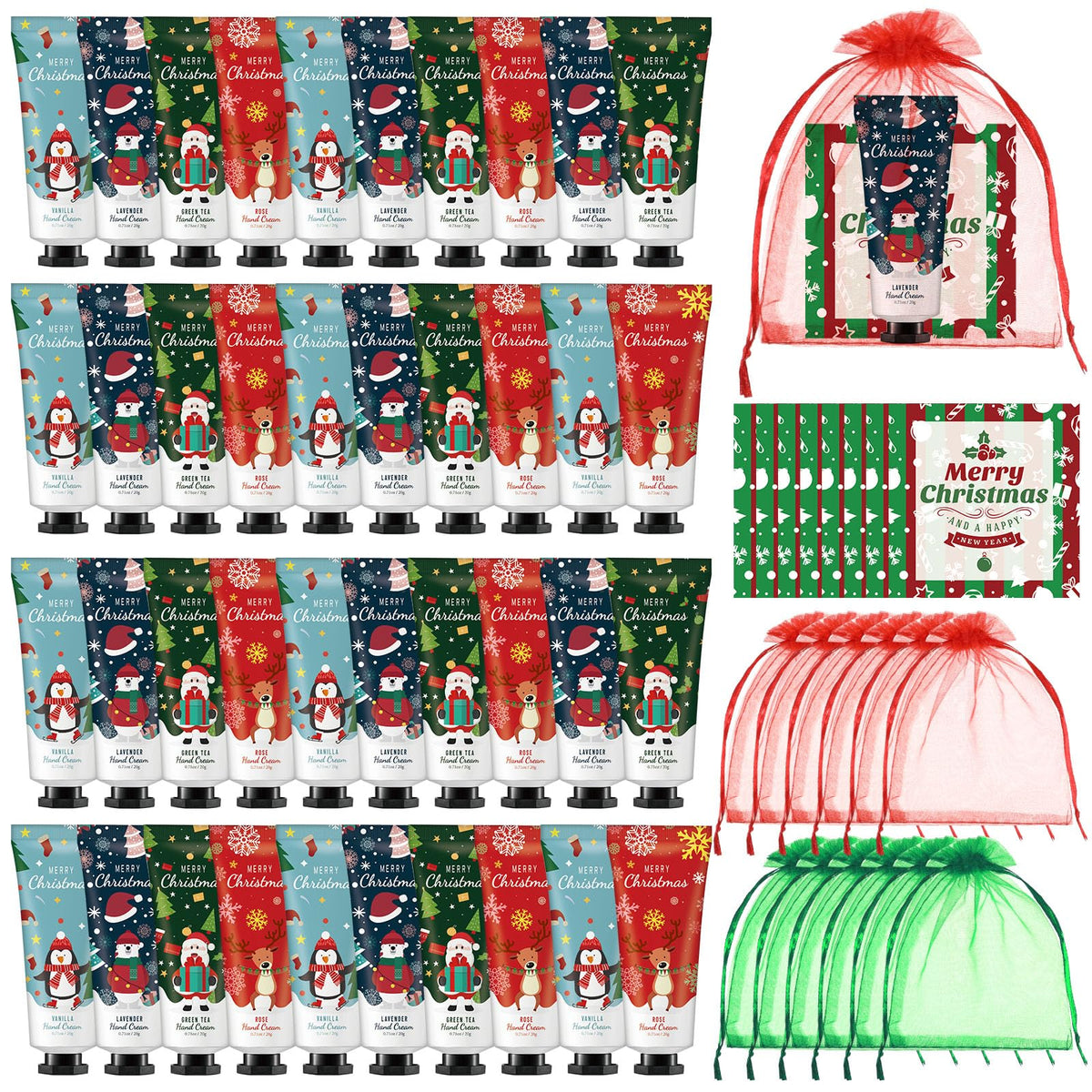 Heigble Christmas Hand Cream Set packaging showcases festive gift-ready presentation