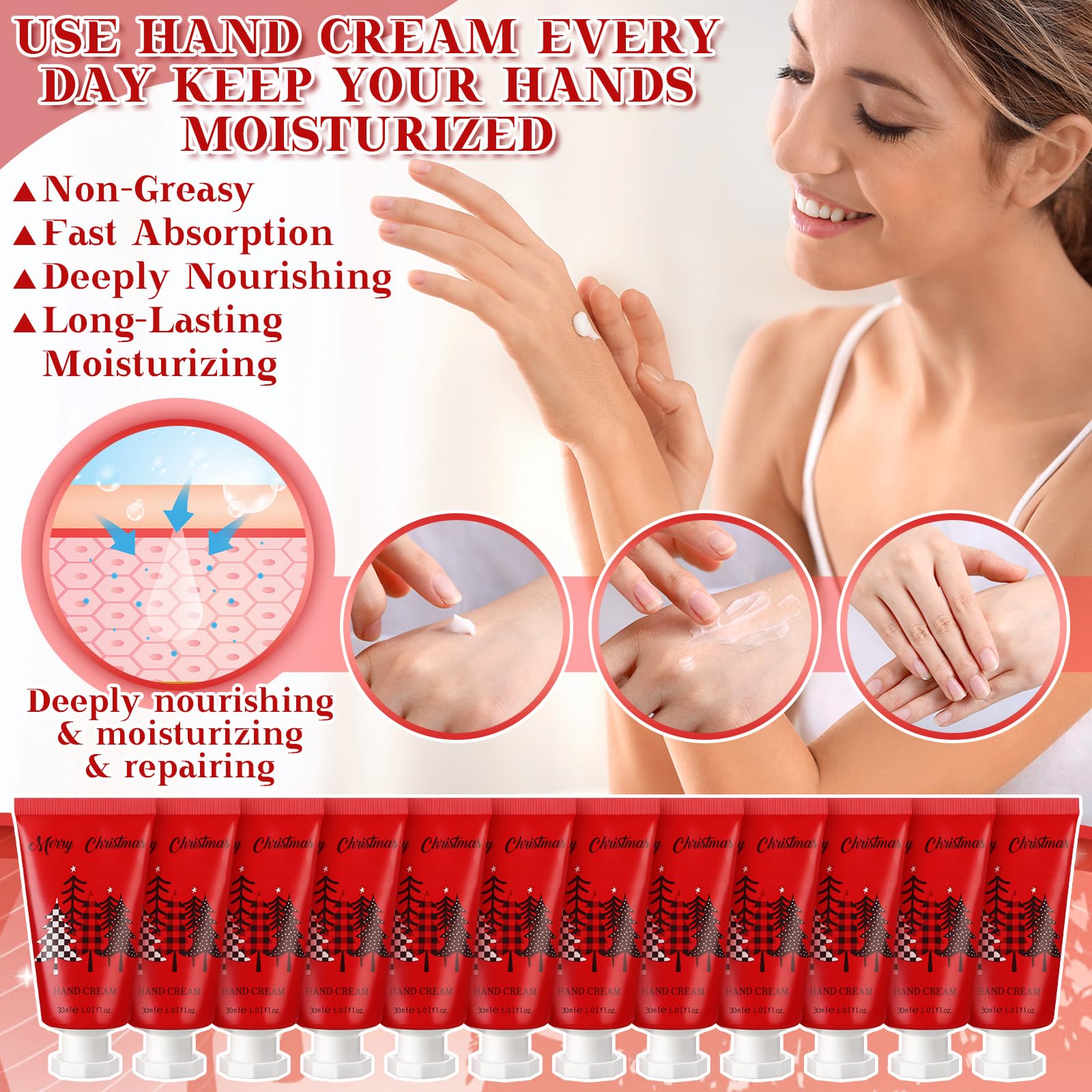 Heigble hand cream at workspace or home for quick moisturization.