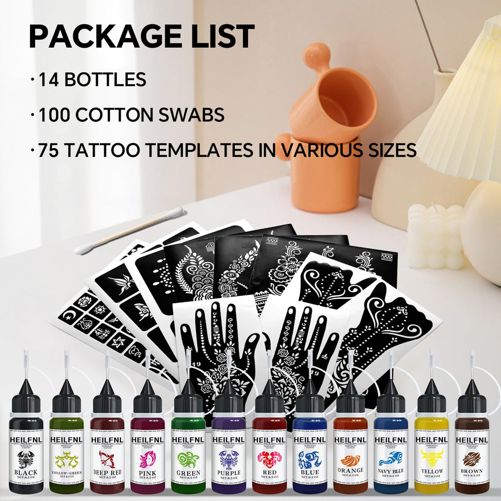 HEILFNL tattoo kit at festivals and events for quick body art