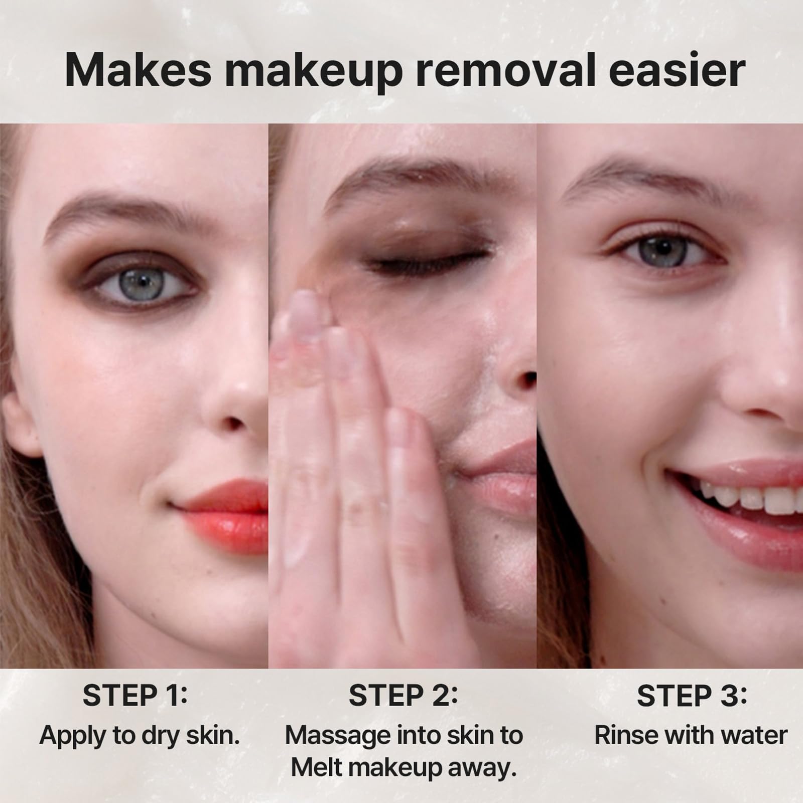 HEIMISH All Clean Balm removes eye makeup gently and effectively