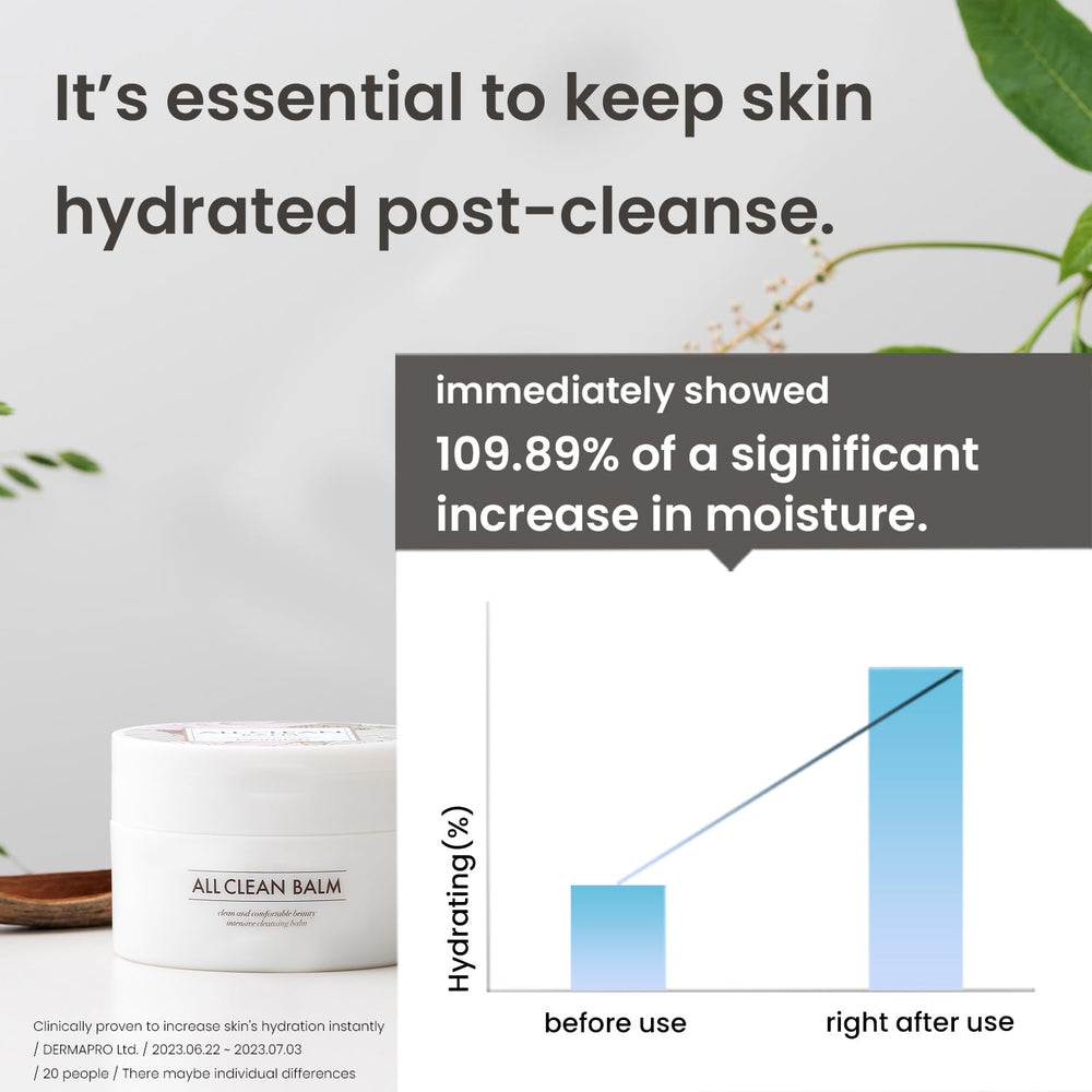HEIMISH All Clean Balm safe for sensitive skin and eyes during cleansing