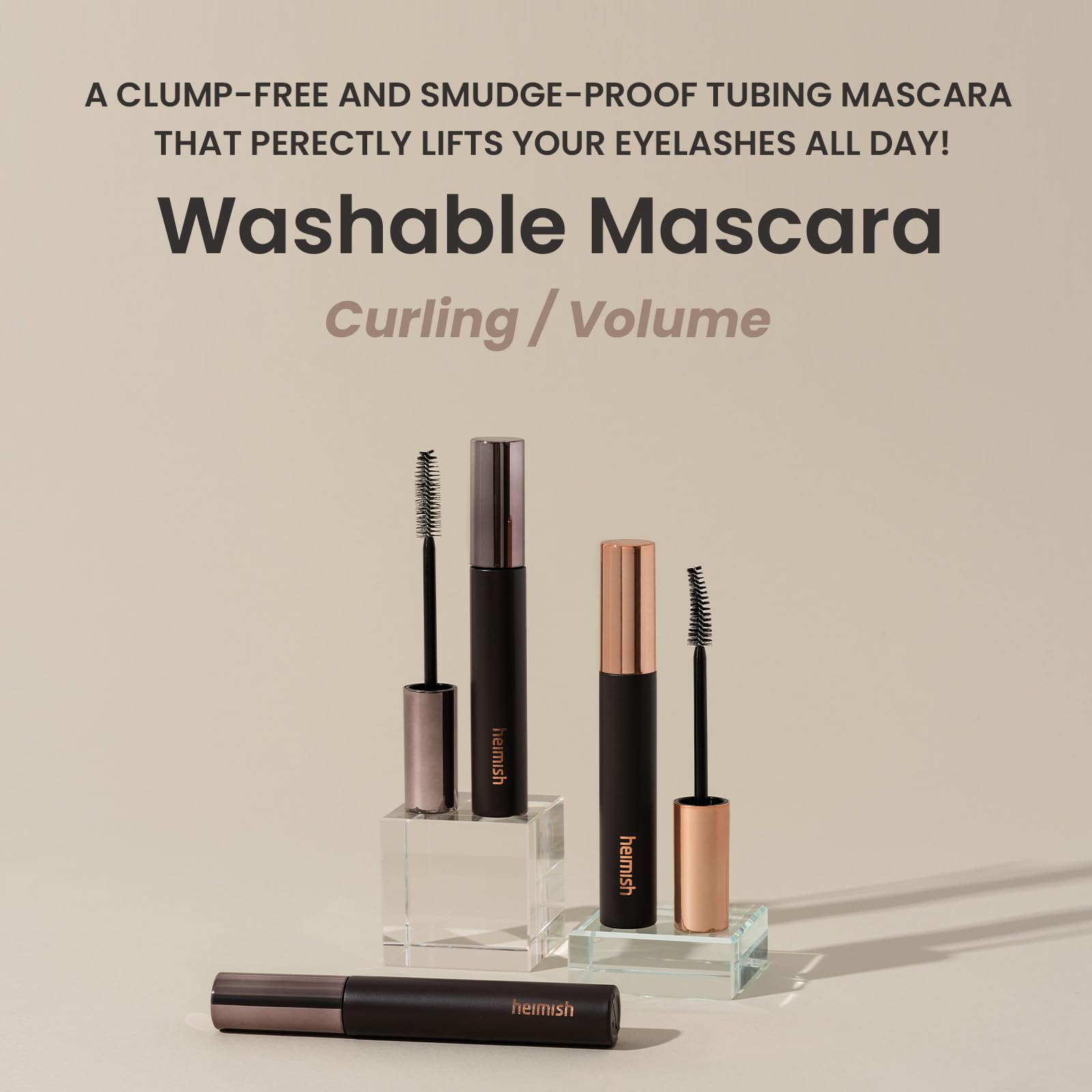 HEIMISH Dailism Smudge Stop Mascara long-lasting hold for all-day definition