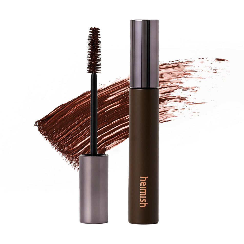 HEIMISH Dailism Smudge Stop Mascara packaging and soft brown shade for daily wear