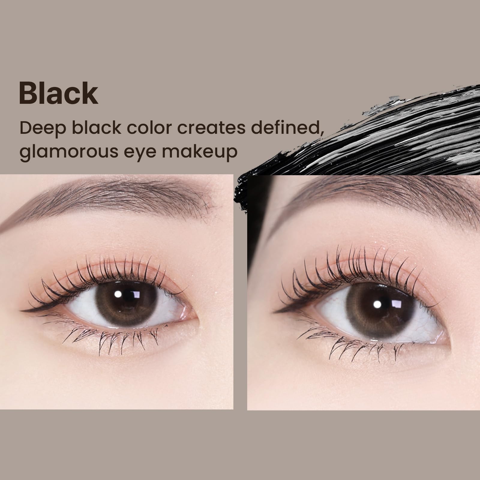 HEIMISH Dailism waterproof mascara image highlights smudge-proof wear for long-lasting confidence.