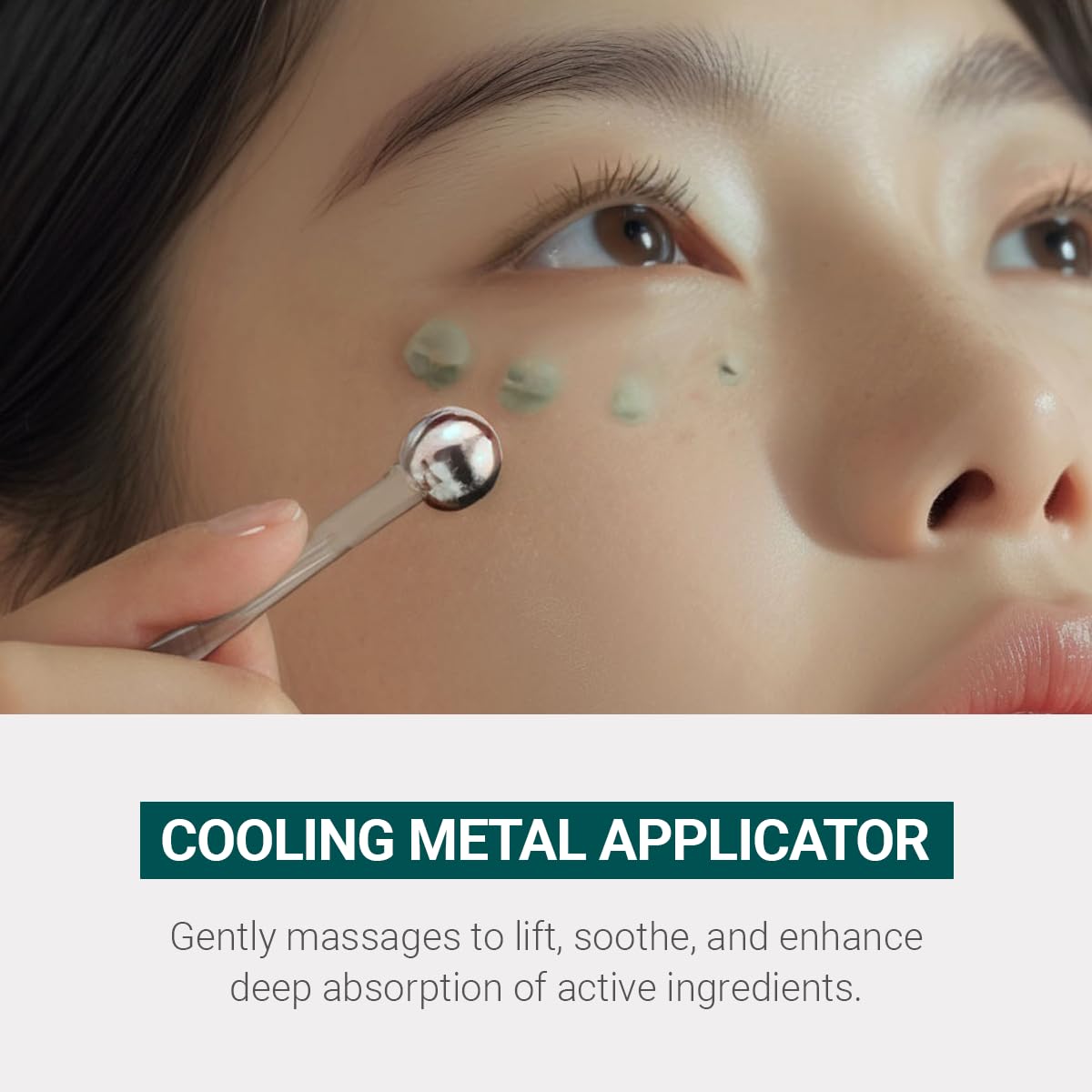 HEIMISH Marine Care Eye Cream cooling massage action with built-in metal applicator