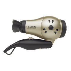 Helen Of Troy REVLON 1875W folding-handle dryer demonstrates compact gym-to-dorm styling