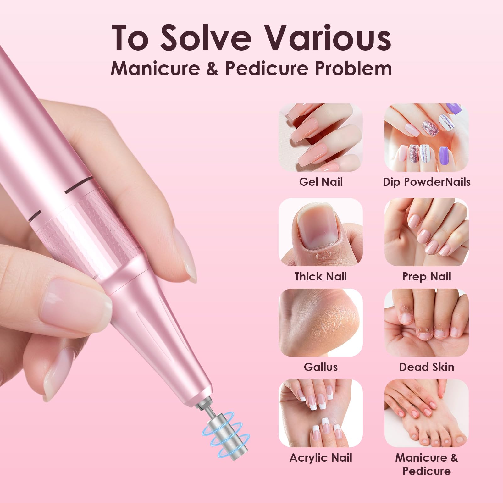HELIVIVE low-noise operation suitable for calm nail sessions.