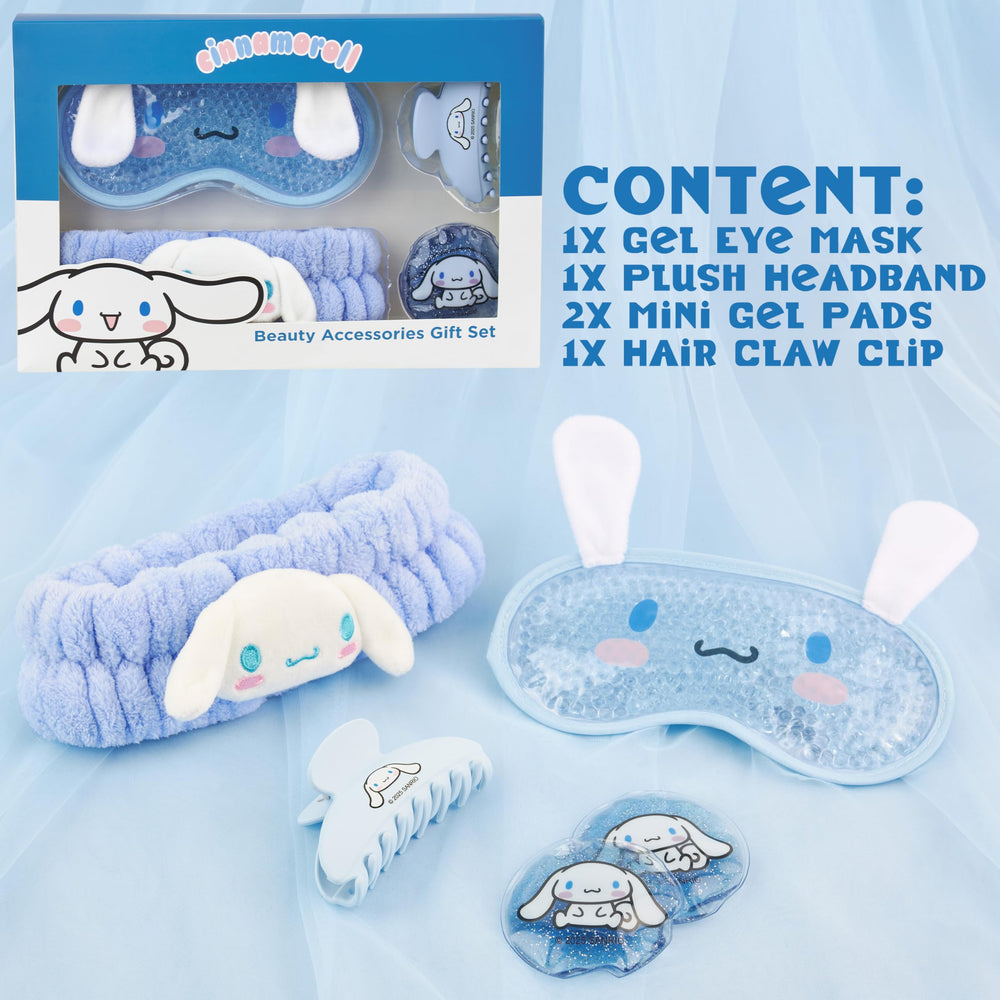 Hello Kitty Cinnamoroll beauty set routine-ready kit for at-home pampering
