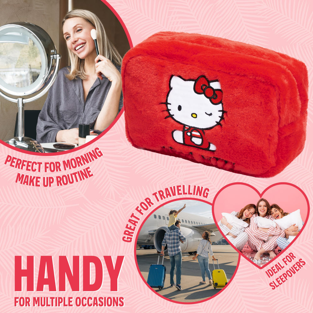 Hello Kitty gift-ready packaging image conveys perfect present for teens and makeup lovers.