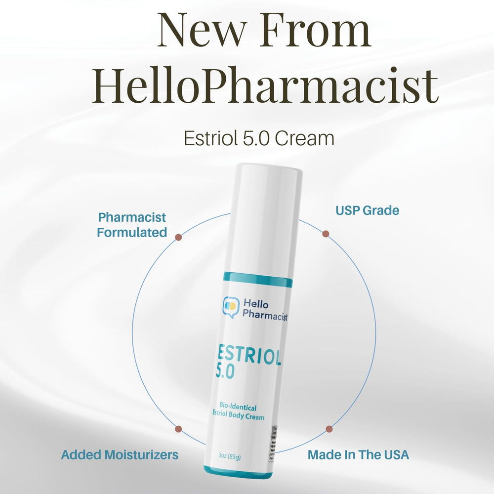 HelloPharmacist bottle close-up emphasizing moisturizing texture and premium feel