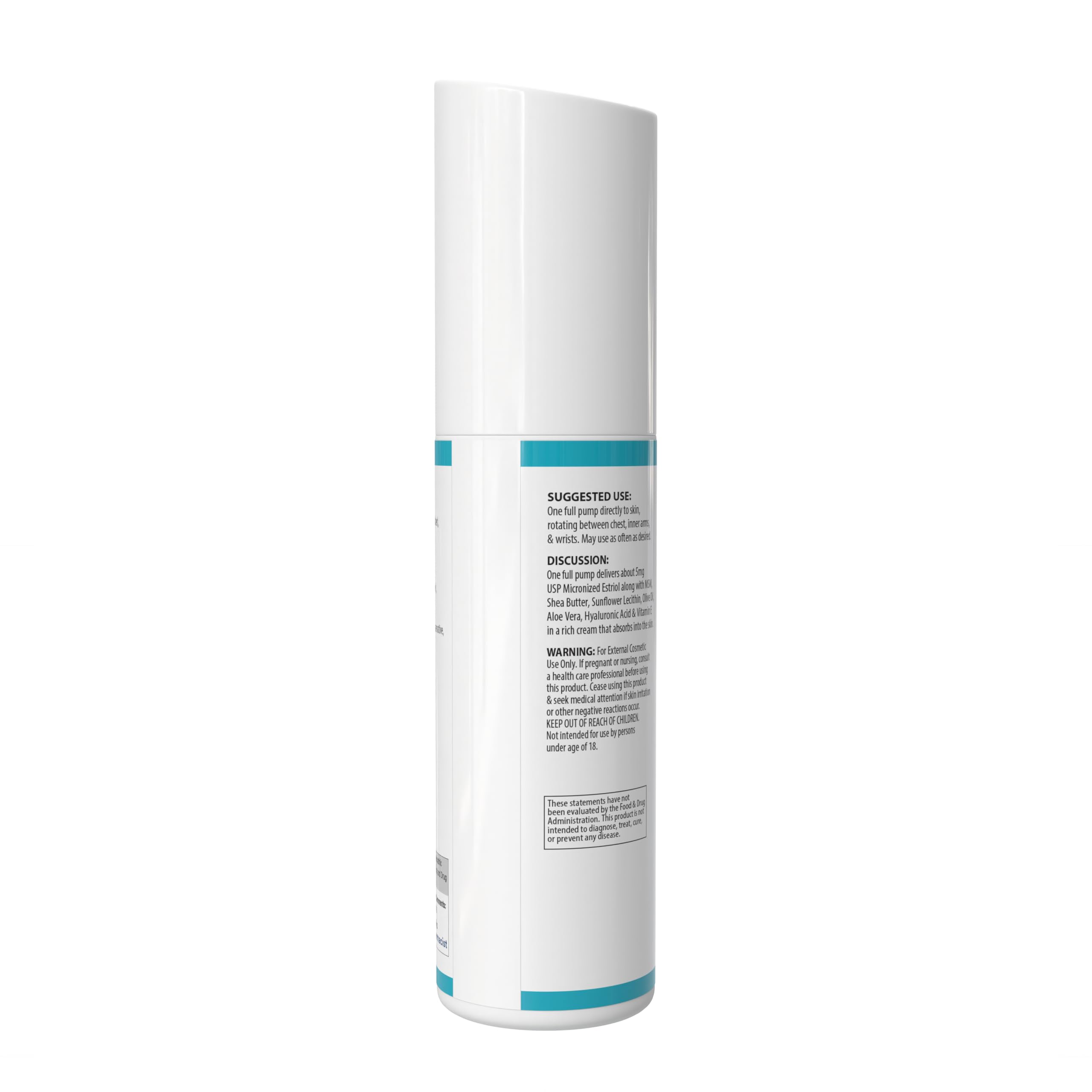 HelloPharmacist estriol cream application showing easy daily use for menopause skincare