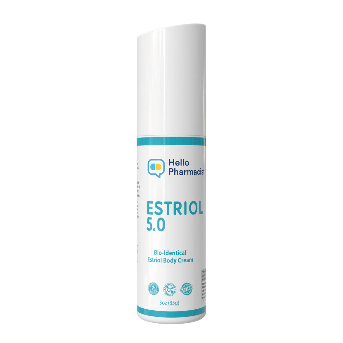 HelloPharmacist estriol 5.0 cream pump for daily skin hydration and smoother appearance