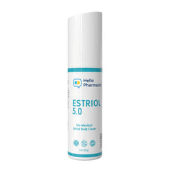 HelloPharmacist estriol 5.0 cream pump for daily skin hydration and smoother appearance