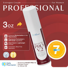 HelloPharmacist Bi-estro 7.0V2 Pro aloe-hyaluronic-acid close-up highlights moisture boost.