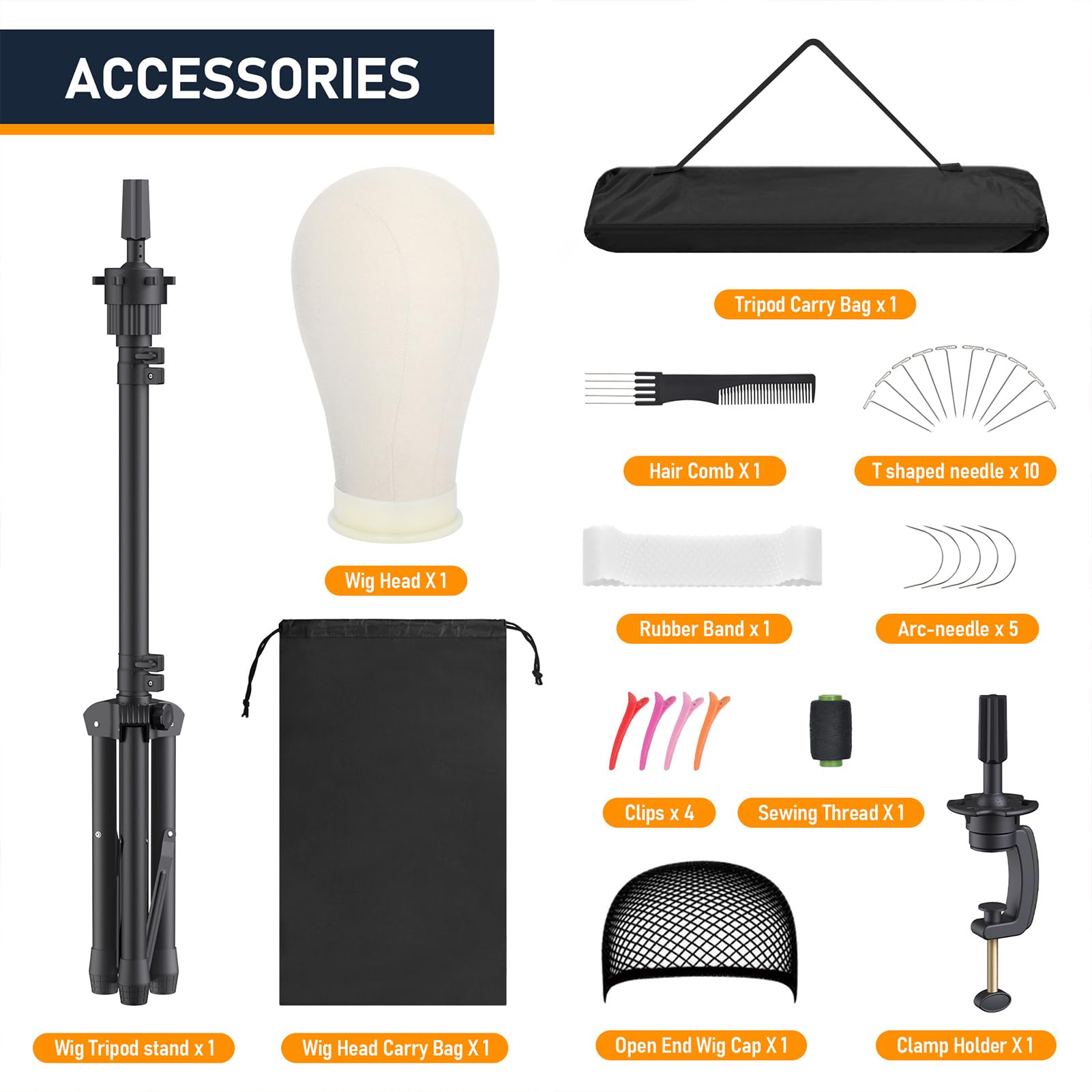 Hemndic hair brush included for smooth, finished styling