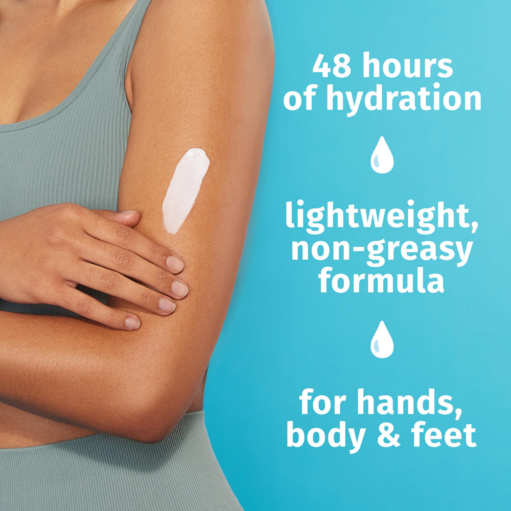 Hempz cream pump application demonstrates smooth texture.