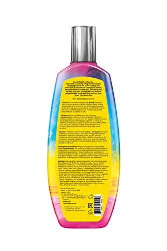 Hempz Beach Mode Maximizer lotion texture shows smooth non-greasy application