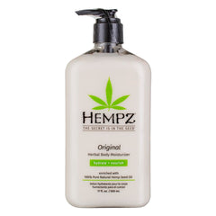 Hempz Body Moisturizer Original 17 oz pump front for daily hydration.