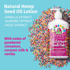 Hempz Buttercream with shea butter and aloe for nourished skin