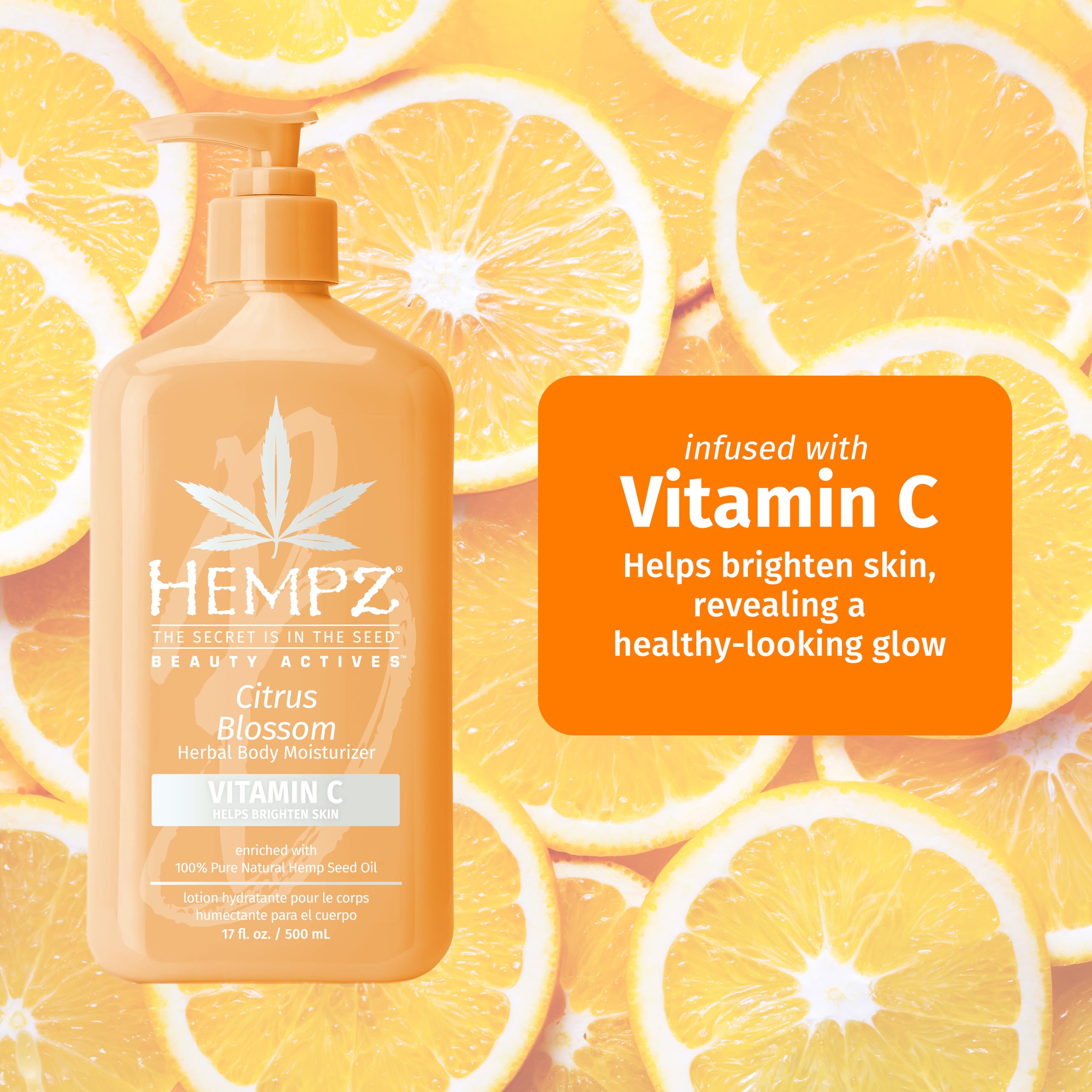 Vitamin C boost from Citrus Blossom for refreshed-looking skin