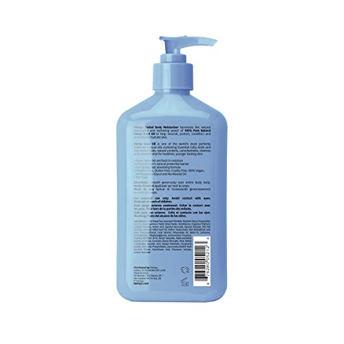 Hempz Ocean Breeze lotion closeup texture shows creamy, velvety hydration.