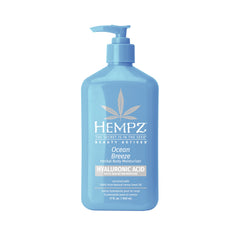 Hempz Ocean Breeze lotion pump offers quick daily hydration for smooth, refreshed skin.