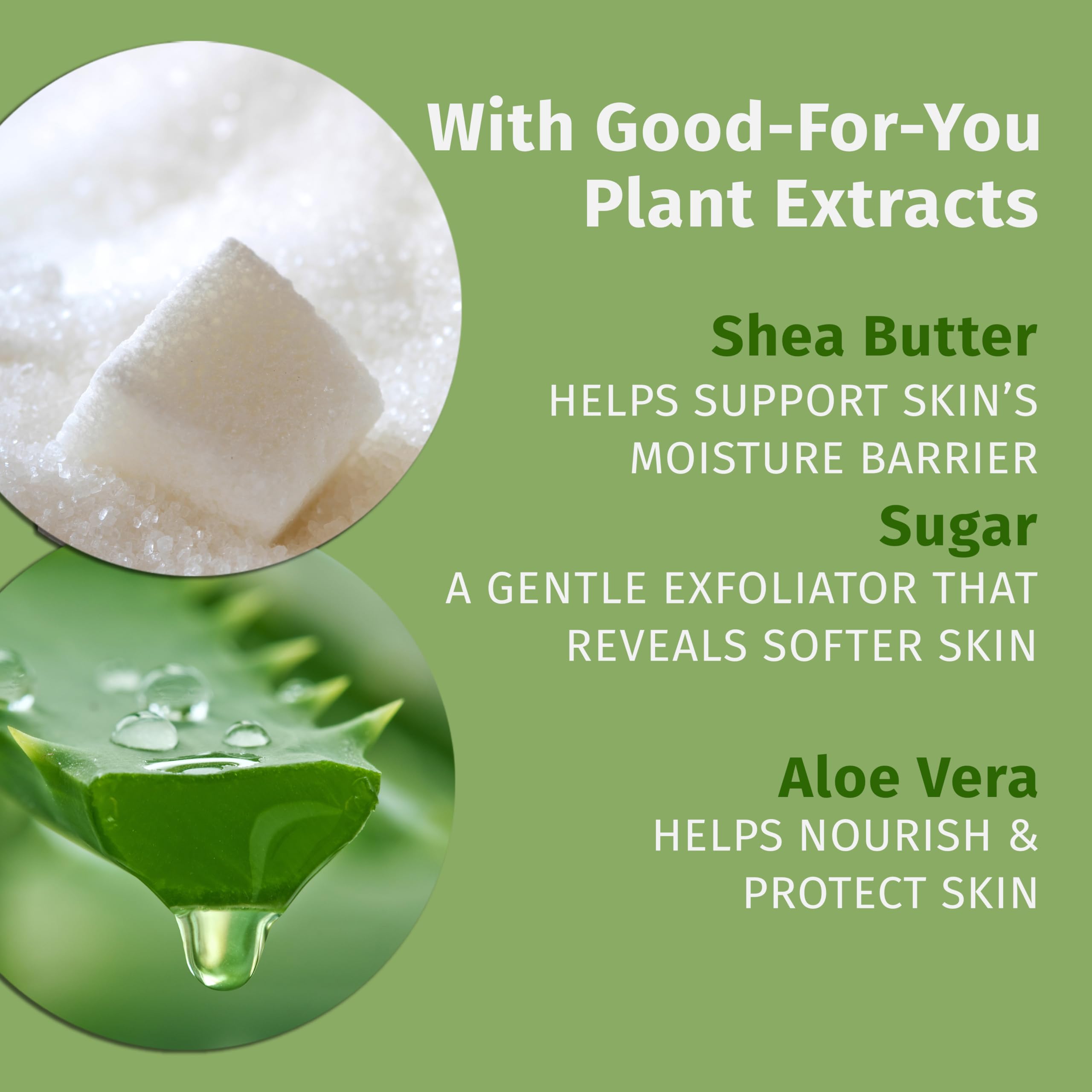Hempz shea butter and ginseng closeup for supple skin.