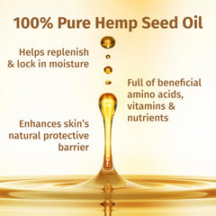 Texture application of Hempz Tea Tree Herbal Body Moisturizer for smooth skin.
