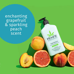 Hempz yangu oil and hemp seed oil ingredients panel signal antioxidant-rich nourishment.