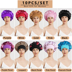Heniho satin bonnet set is washable and durable for daily use