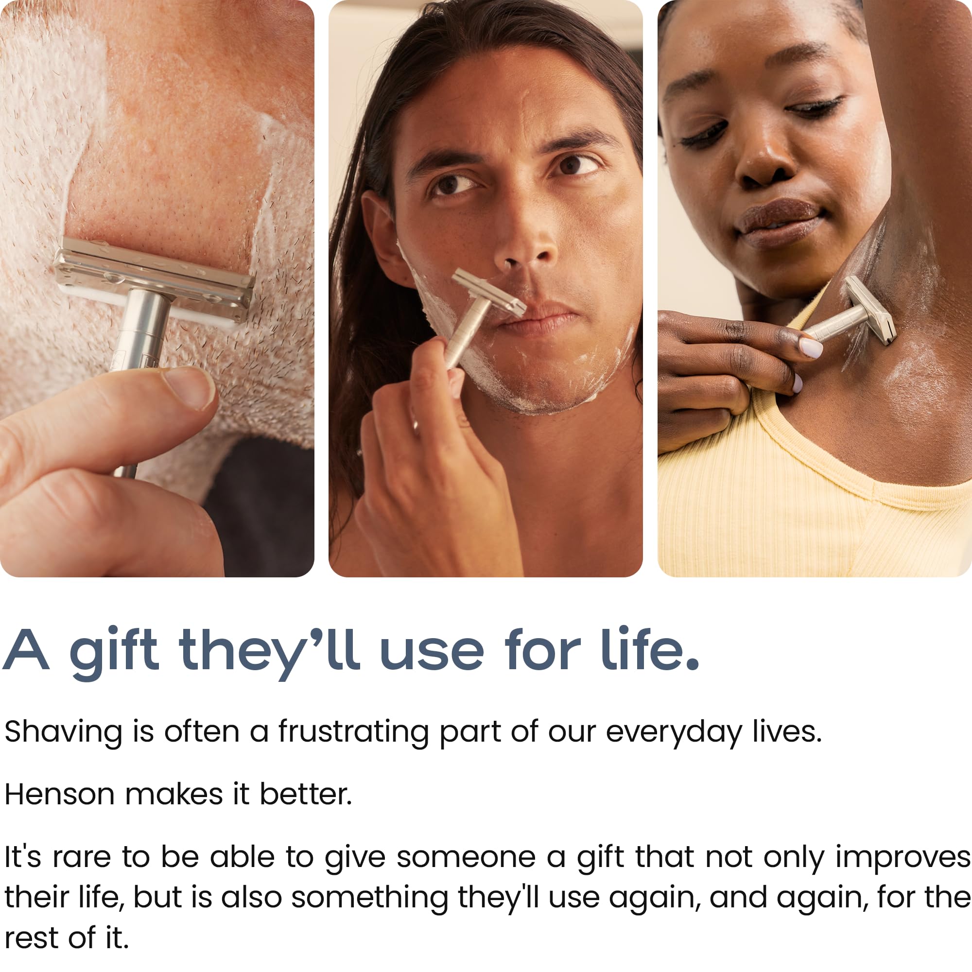 Henson AL13 blades 100-pack enabling long-term, consistent shaves