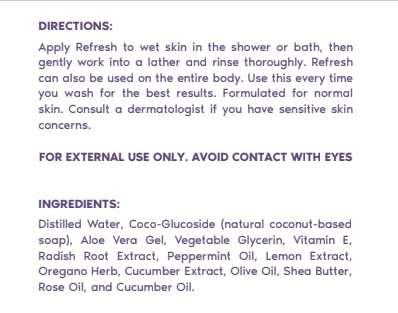 Her Fantasy Box Refresh peppermint oil provides a cooling sensation.