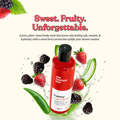Her Fantasy Box Yummy foamy lather demonstrates rich cleansing and moisturizing lather
