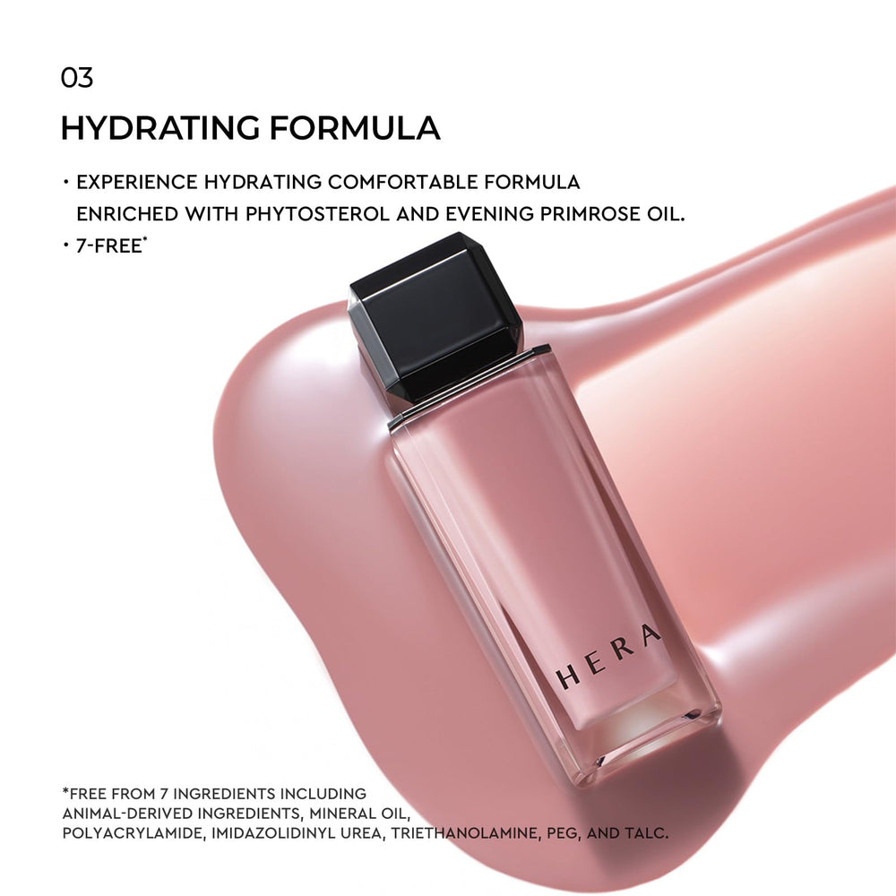 HERA Sensual Nude Gloss 462 14-free formula supports clean beauty routine.