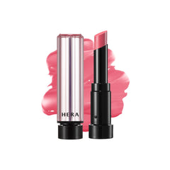 HERA Sensual Tinted Shine Stick 105 Boyish closeup shows rich shine and smooth glide