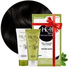 Herb Speedy color cream Natural Black packaging highlights vegan, PPD-free formula for sensitive scalps.