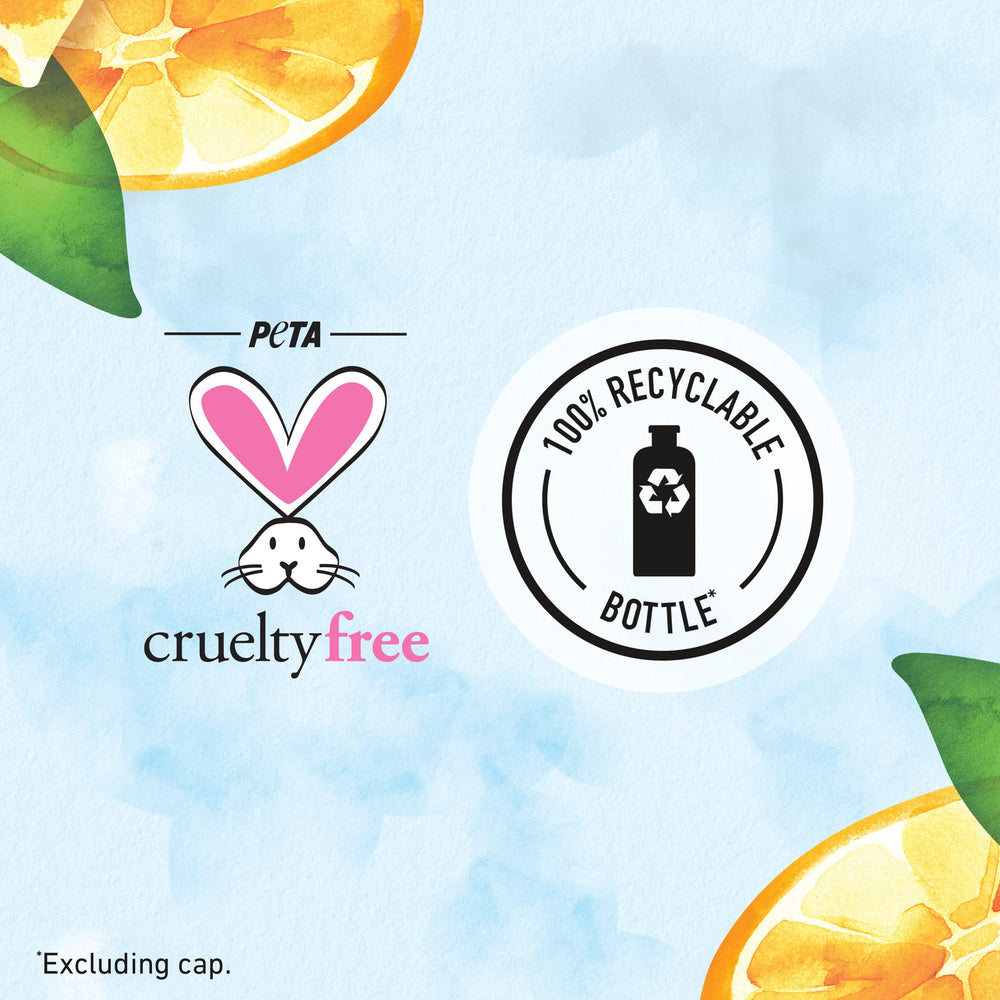 Herbal Essences Body Envy refreshed shower scene with citrus aroma.