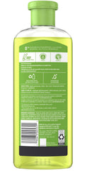 Herbal Essences Tea-Lightfully Clean shampoo close-up emphasizes tea tree essences and a refreshing fragrance for daily use