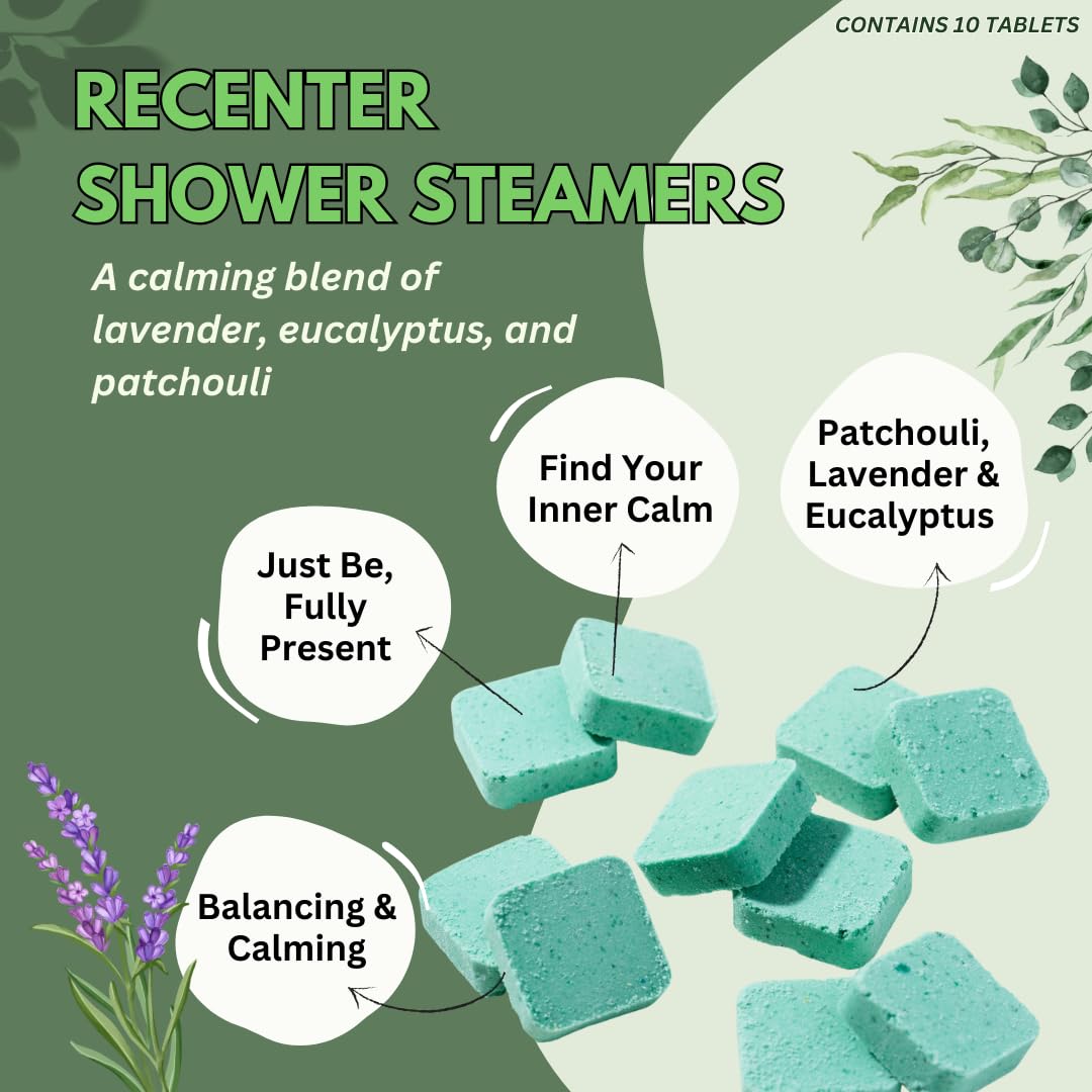 Herbal Zen Recenter steamer close-up highlighting lavender scent for relaxation