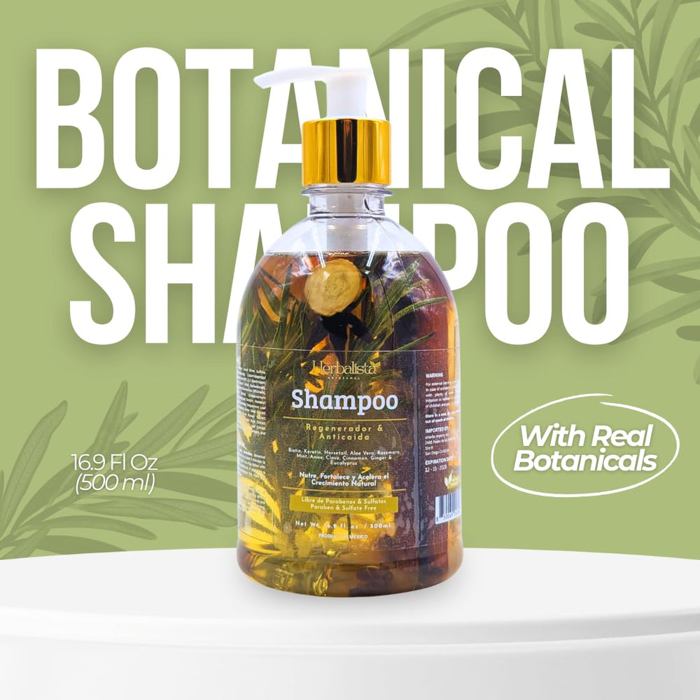 HERBALISTA Viral Shampoo heritage-inspired blend evokes traditional plant-based care for all hair types.