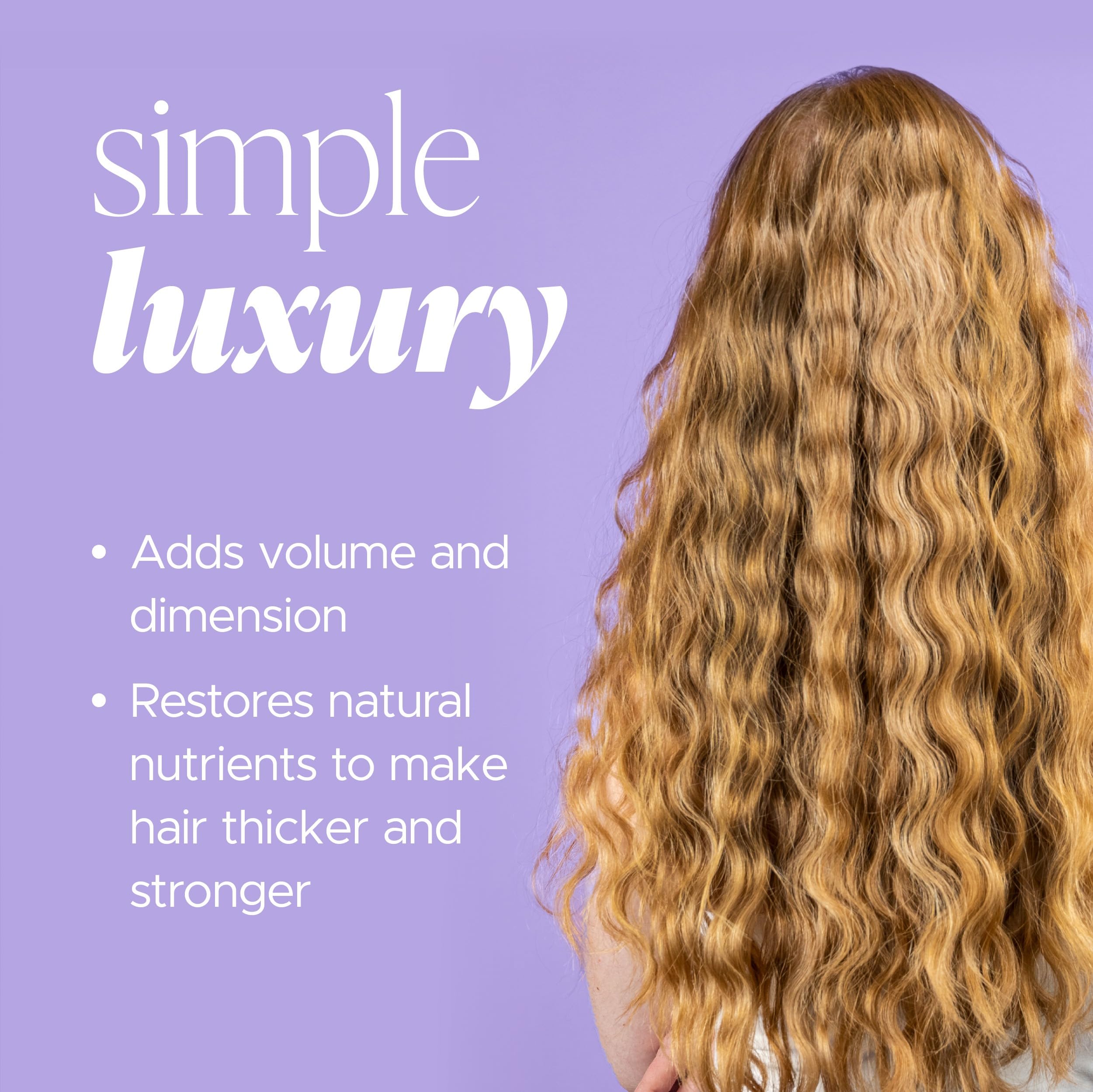 Herbalosophy Biotin & Collagen Shampoo lather close-up emphasizes gentle cleansing