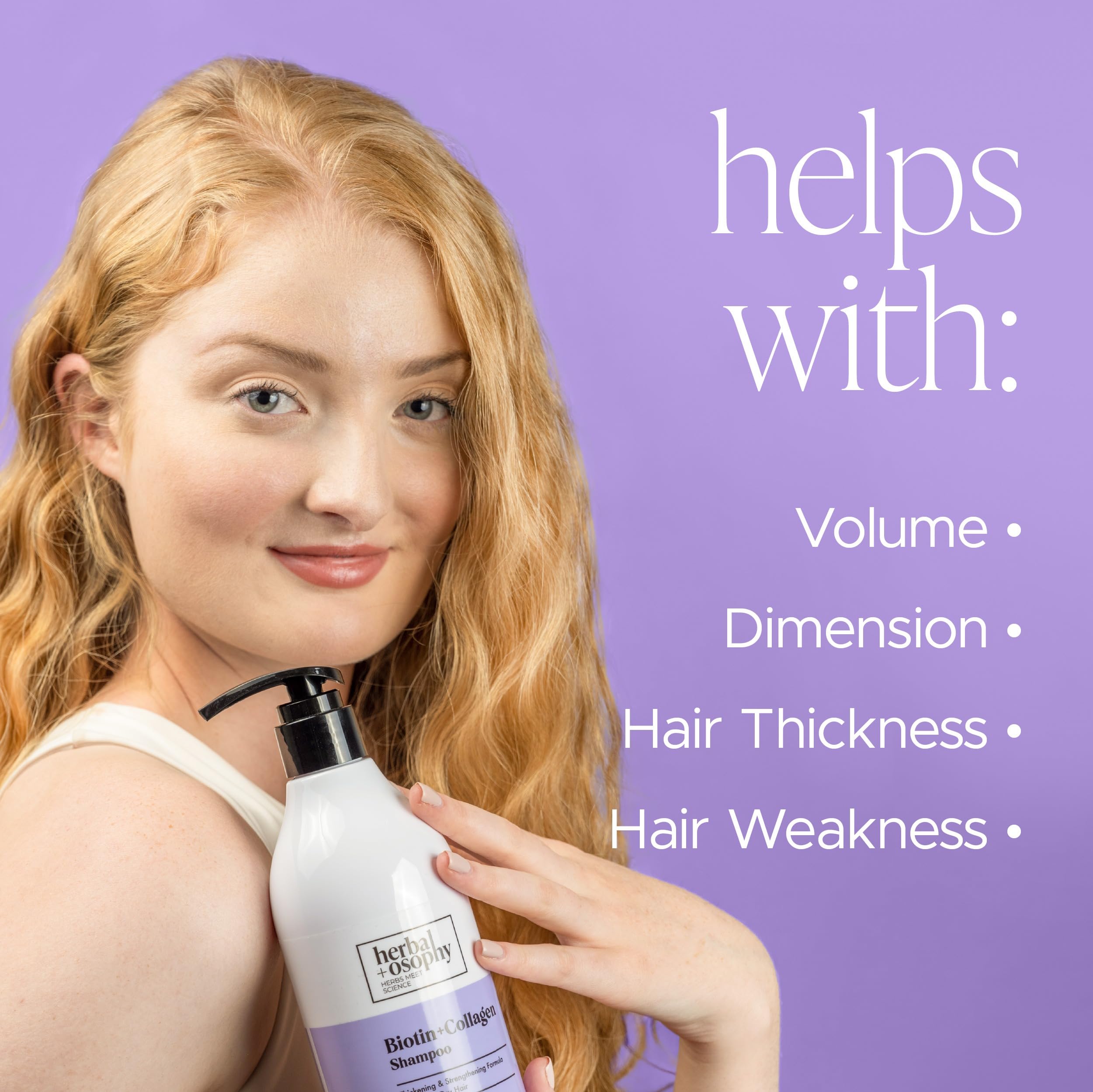 Herbalosophy pH balance label signals scalp-friendly formulation