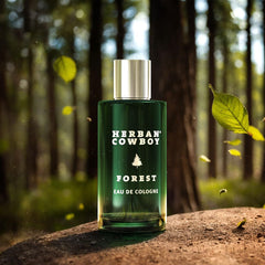 Herban Cowboy cedar notes close-up highlighting sophisticated cedarwood for a refined everyday scent.
