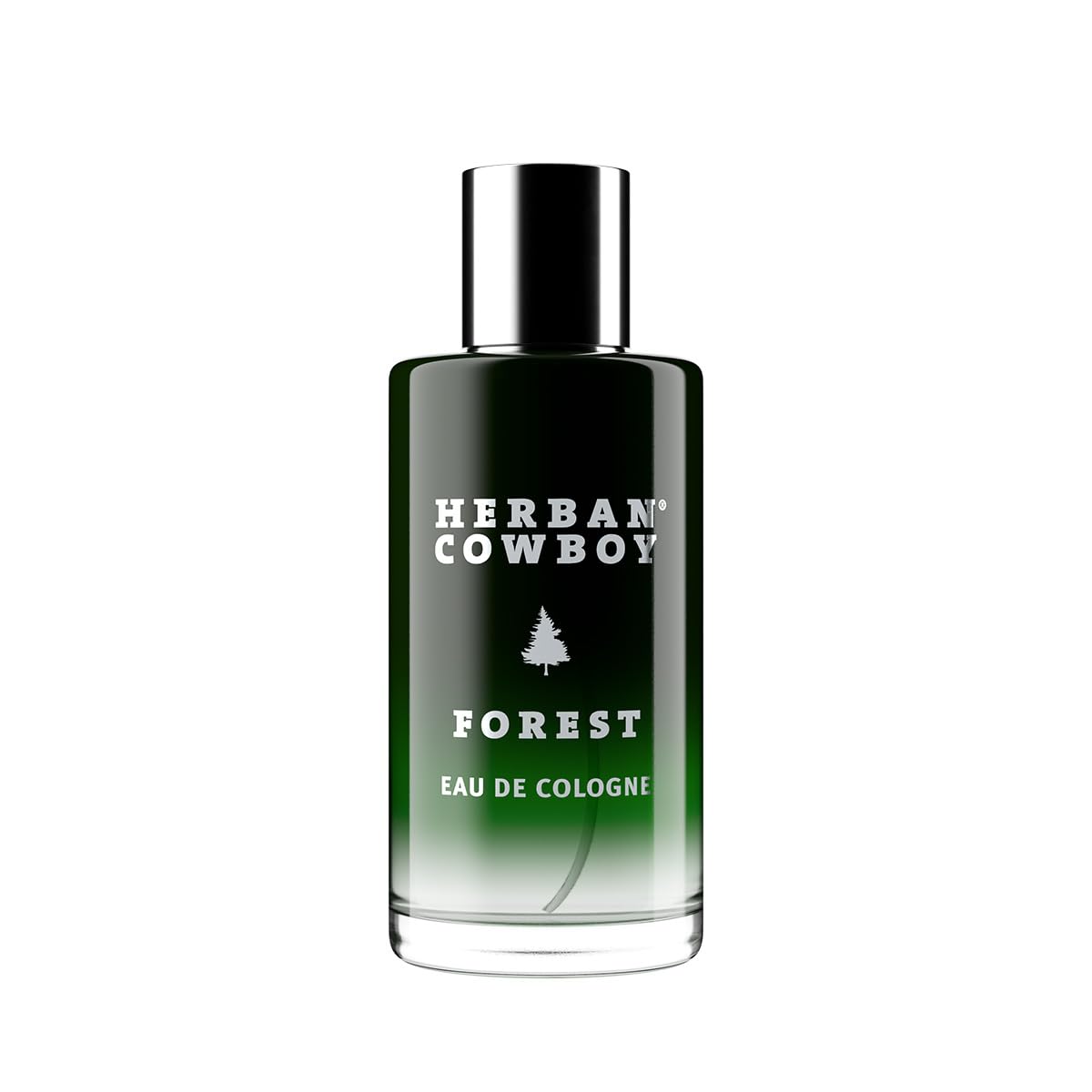 Herban Cowboy Forest Cologne bottle featuring forest scent for everyday freshness.